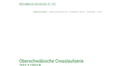 Desktop Screenshot of crosslaufserie-oberschwaben.de